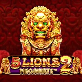 Official Slots logo: 5 Lions Megaways 2 by Pragmatic Play at Pelican Casino