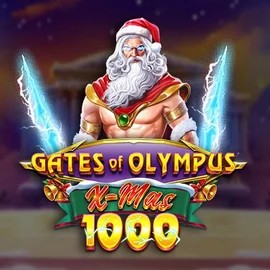 Gates of Olympus Xmas 1000 logo by Pragmatic Play at Pelican Casino