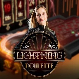 Lightning Roulette slot visual from Evolution available on pelicankasyno.org.pl