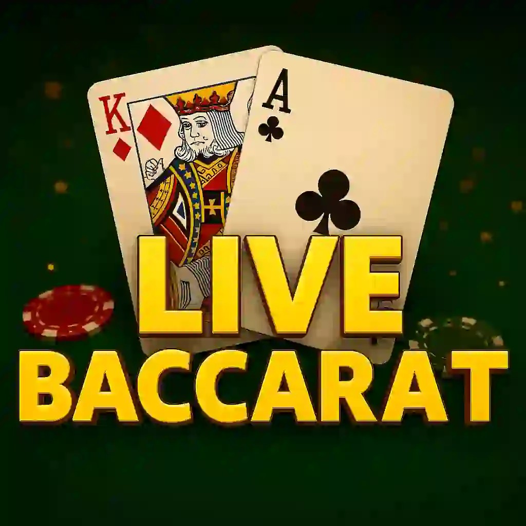Live Baccarat casino game by Evolution – featured logo at Pelican Casino