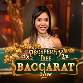 Prosperity Tree Baccarat logo – Live Casino by Evolution at Pelican Casino