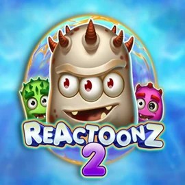 Reactoonz 2 logo – Slots by Play'n GO at Pelican Casino