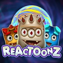 Reactoonz casino game by Play'n GO – featured logo at Pelican Casino